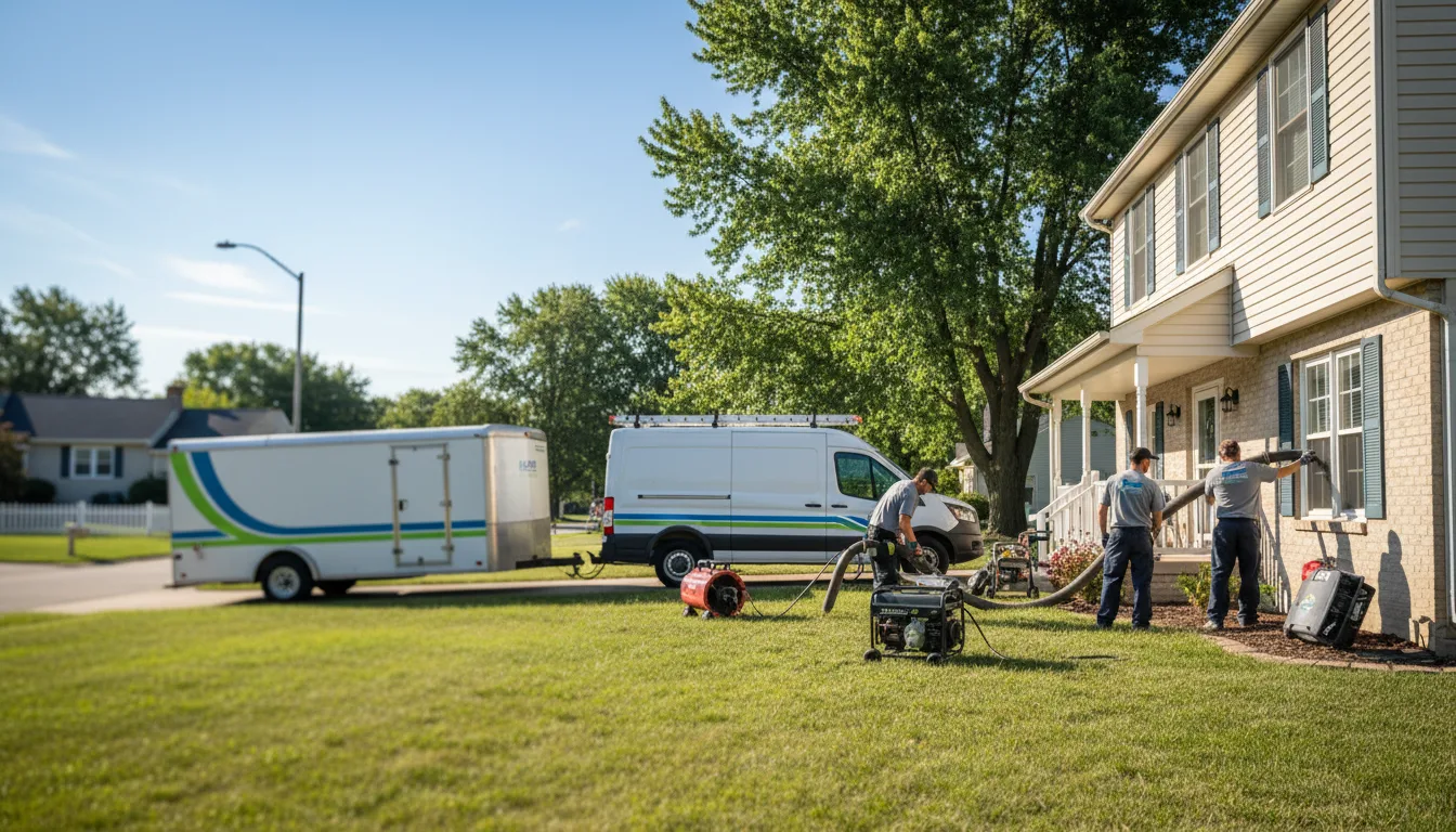 Flooded Basement Restoration And Cleanup With Repair in North Star, OH near me